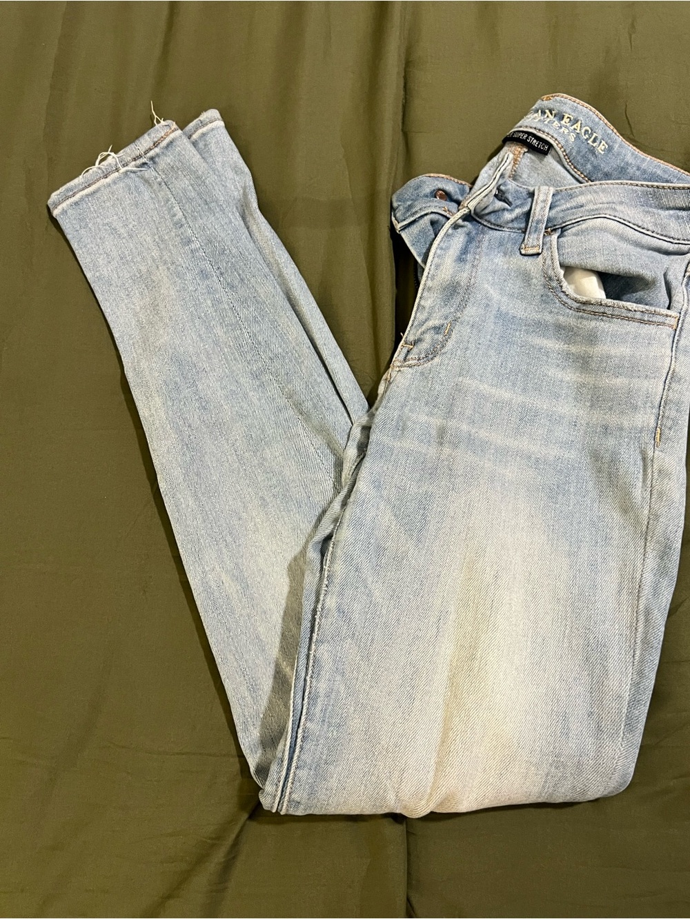 American Eagle Outfitters Light Blue Skinny Jeans